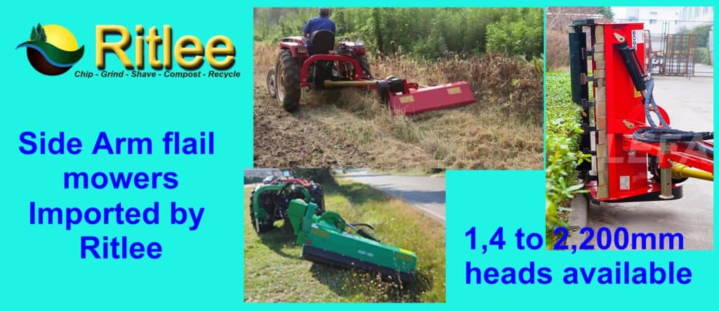 Flail showing the 3 main positions Flail showing the 3 main positions