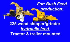 Post Chipper grinder Hydraulic 1