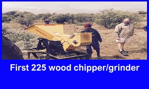 Post First chipper grinder