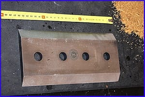 Ritlee blade used in chipper