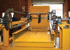 Wood shaver drum drive Wood shaver drum drive