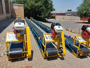 3x Petrol driven conveyers ready for delivery