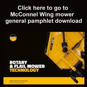 Link to flex wing mowers