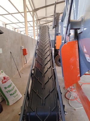 shevron profile feeding belt