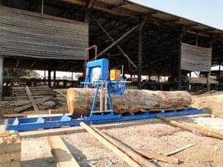 Sawmill 660 from Ritlee Note secure and Sturdy cutter head construction for mounting and carry of blade