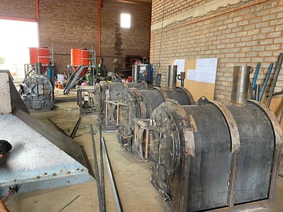 Factory manufacturing 5x char kiln units!