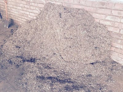 Chipped and ground Vaalbos! Chipped and ground Vaalbos!