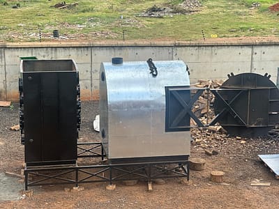 320 Litre Kiln in production with condenser