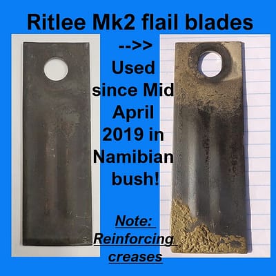 M3 Grindwer blades with reinforcing hollow!