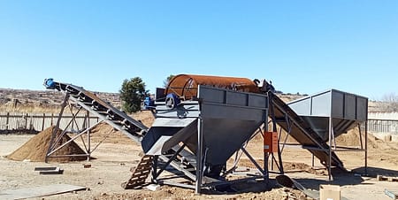 Complete trommel setup this for Sand.
