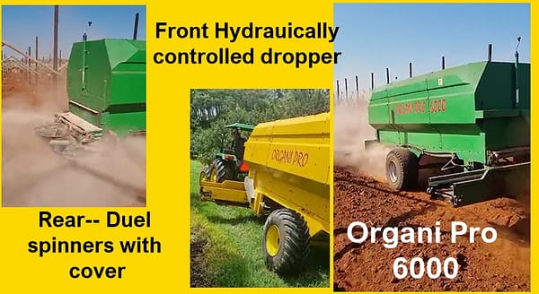 Spreaders, droppers for from Lime to compost to kraal manure