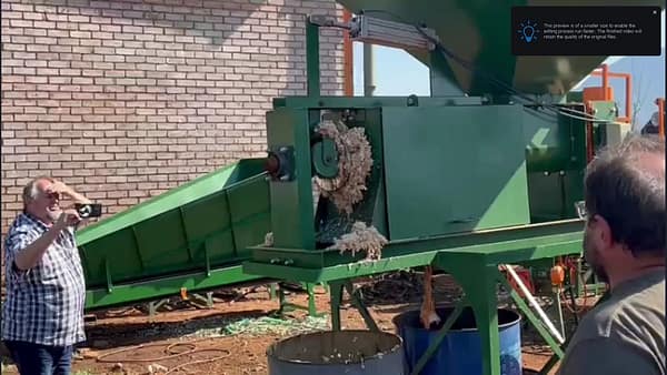 Manure dewatering-- full unit illustrated