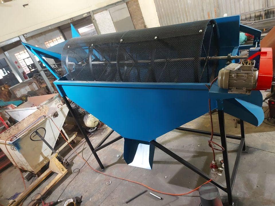 Trommel built for specific needs from customer